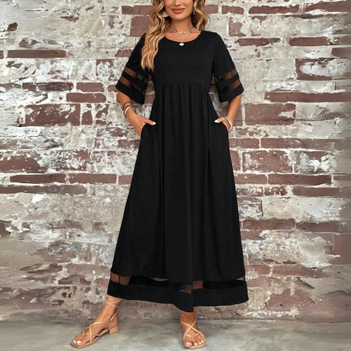 Aubrey | Flattering Tummy-Smoothing Midi Dress.