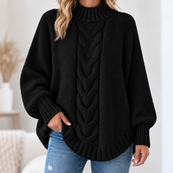 Pamella - Cable Knit Oversized Sweater