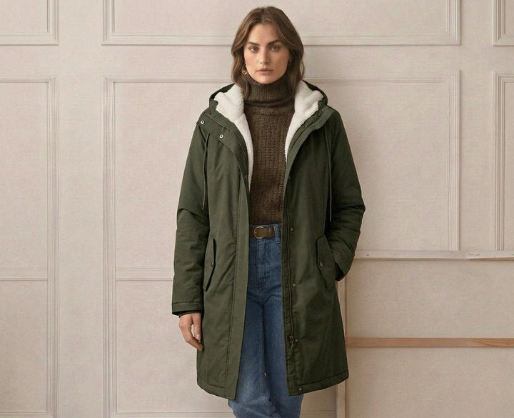 Women’s Cozy Hooded Weatherproof Coat