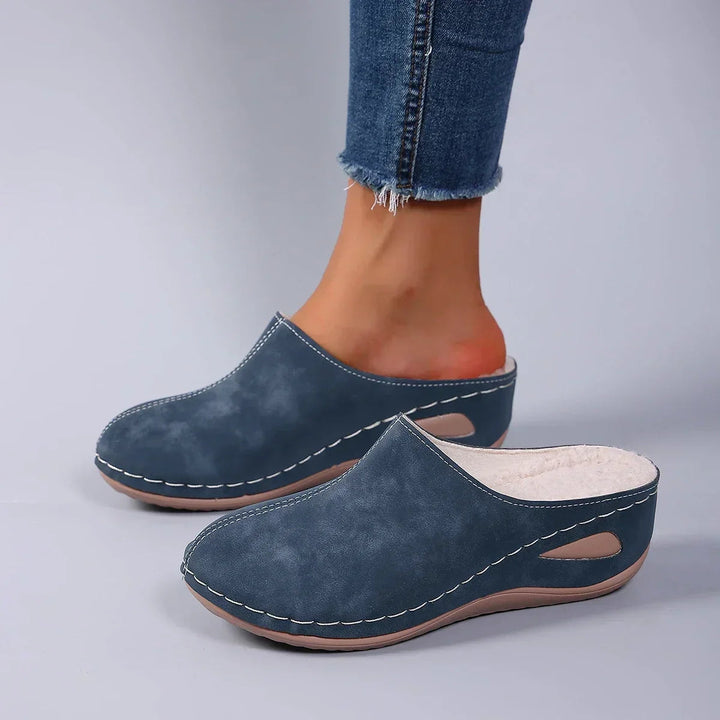 Mabel | Orthopaedic Fleece-Lined Slippers