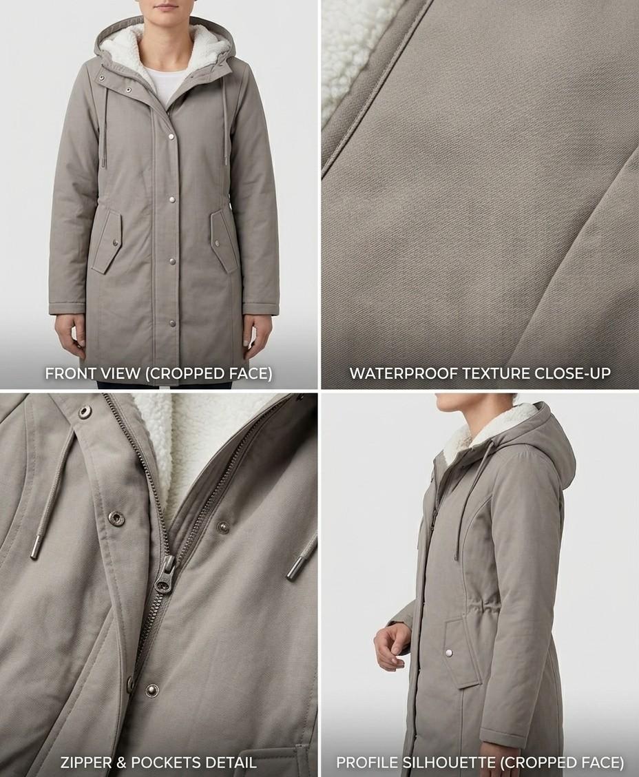 Women’s Warm Hooded Winter Coat
