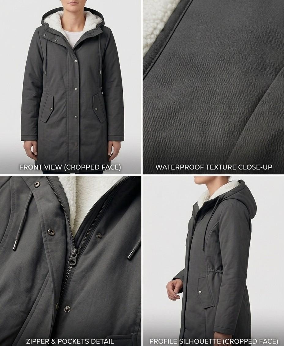 Women’s Hooded Weather Resistant Winter Coat