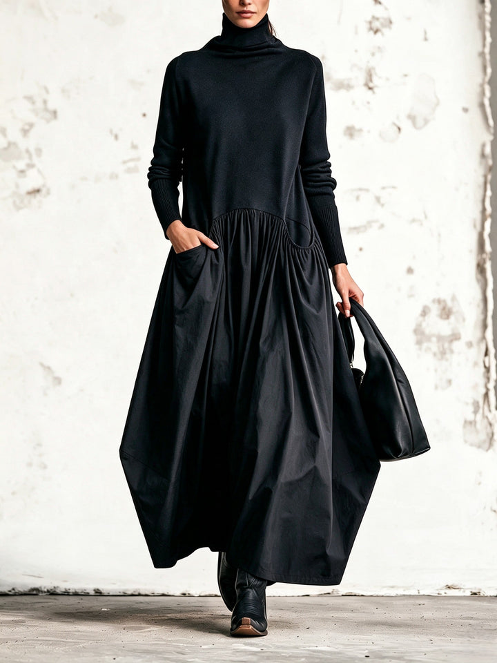 Sloane | High Neck Pocket Maxi
