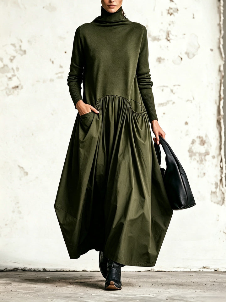 Sloane | High Neck Pocket Maxi