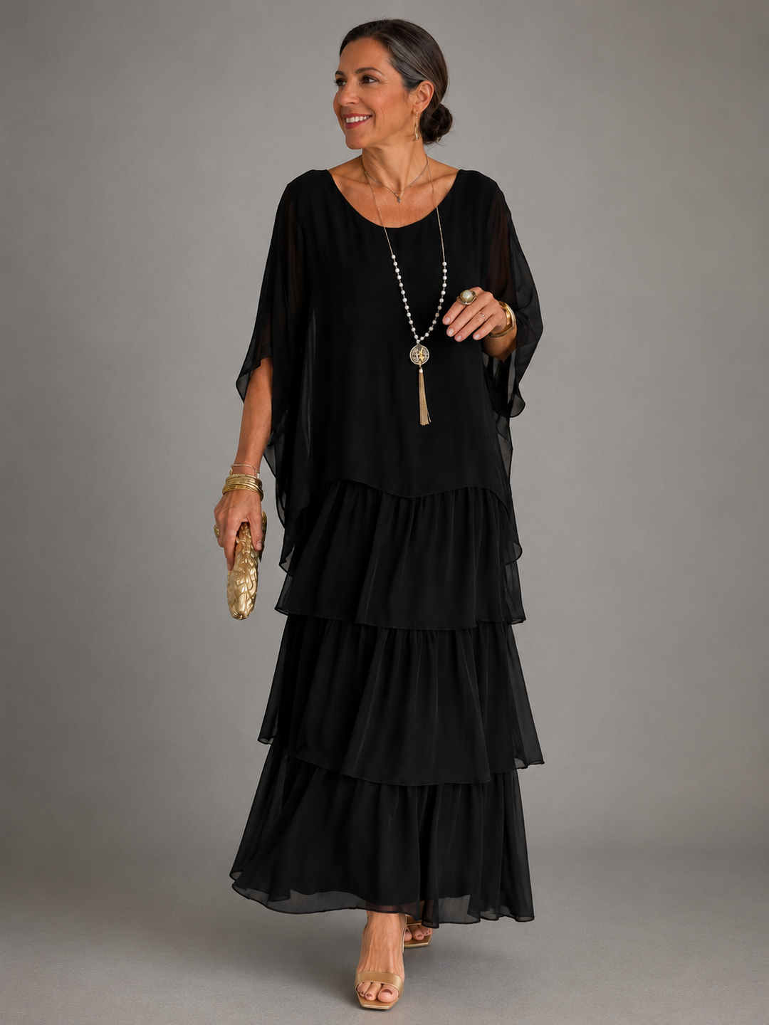 Moxley™ Anne | Mayfair Elegant Flowing A-Line Dress