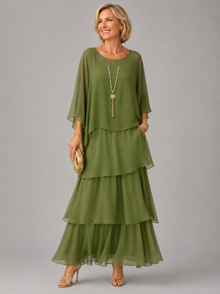 Moxley™ Anne | Mayfair Elegant Flowing A-Line Dress
