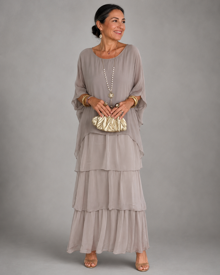 Moxley™ Anne | Mayfair Elegant Flowing A-Line Dress