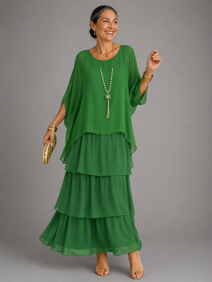 Moxley™ Anne | Mayfair Elegant Flowing A-Line Dress