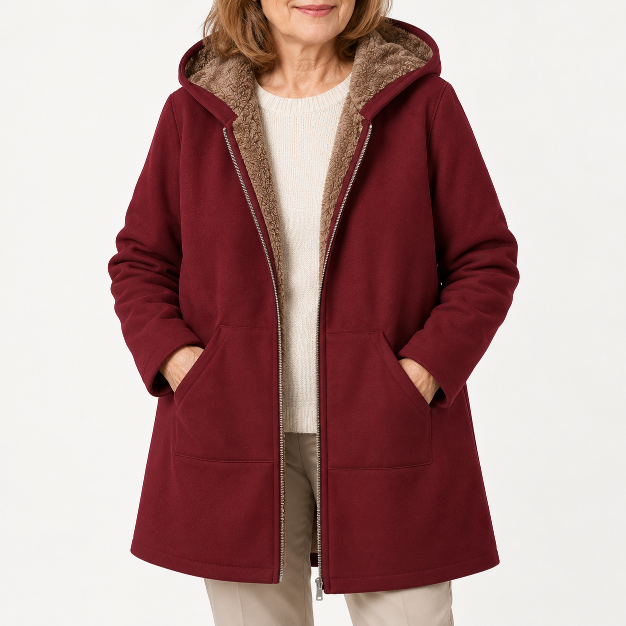 Lyra | Cozy Sherpa-Lined Hooded Vest – Lily & Victoria
